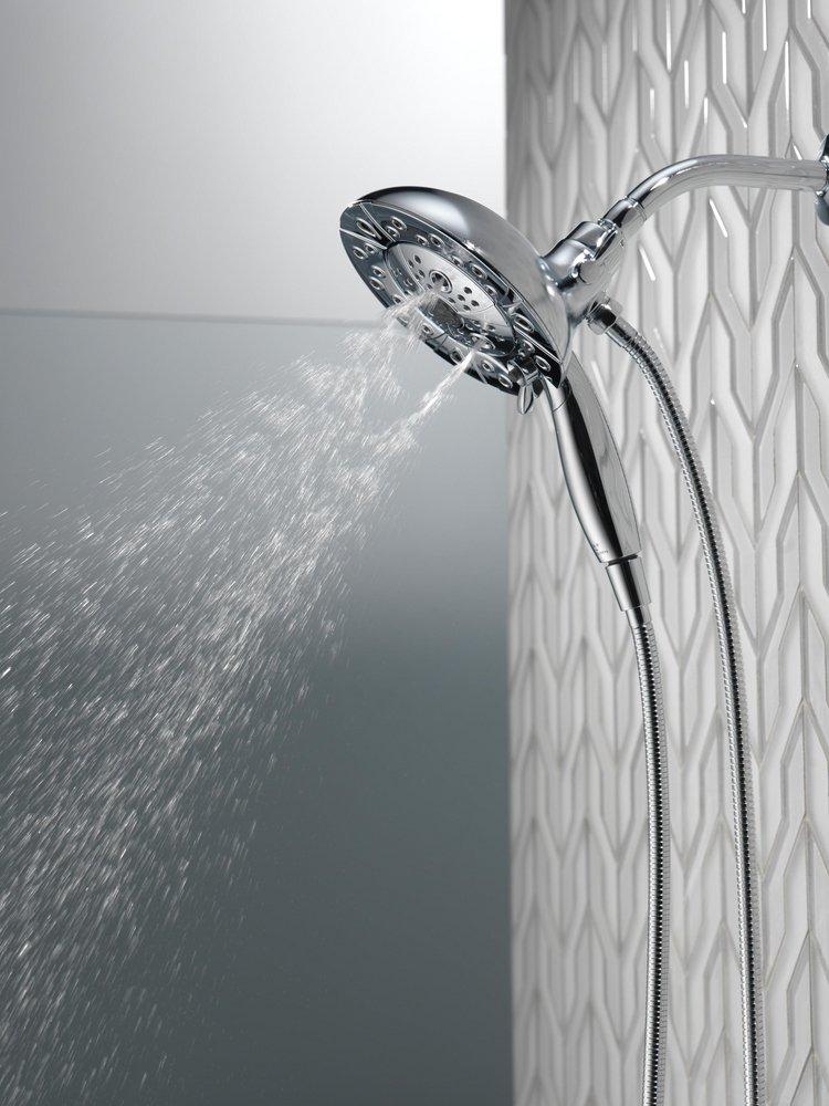 Delta Faucet Lumicoat Chrome Multi Function Showerhead 