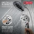 Delta Faucet Lumicoat Chrome Multi Function Showerhead 