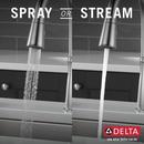 Single Handle Pull Down Sprayer Kitchen Faucet in Arctic Stainless 