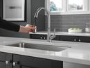 Single Handle Pull Down Sprayer Kitchen Faucet in Arctic Stainless 