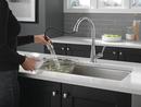 Single Handle Pull Down Sprayer Kitchen Faucet in Arctic Stainless 