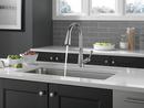 Single Handle Pull Down Sprayer Kitchen Faucet in Arctic Stainless 