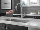 Single Handle Pull Down Sprayer Kitchen Faucet in Arctic Stainless 