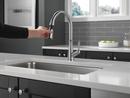 Single Handle Pull Down Sprayer Kitchen Faucet in Arctic Stainless 