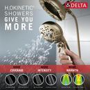 Delta Faucet Lumicoat Champagne Bronze Multi Function Showerhead 
