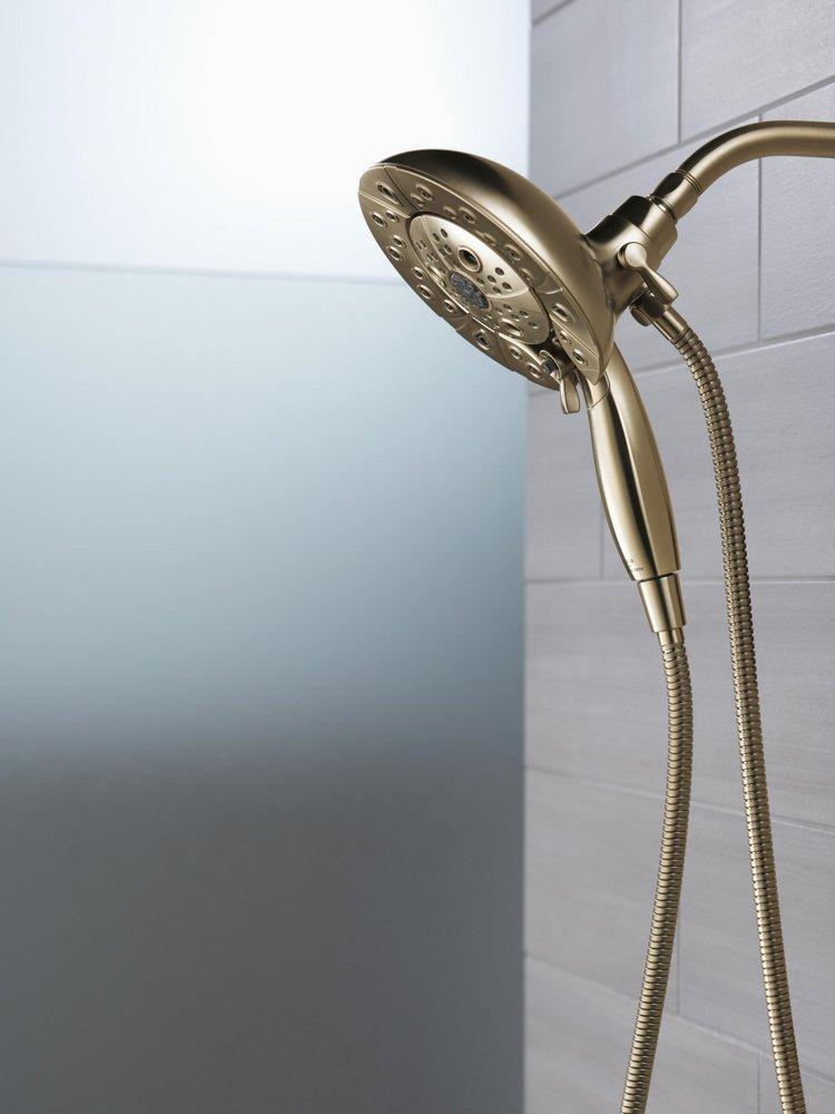 Delta Faucet Lumicoat Champagne Bronze Multi Function Showerhead 