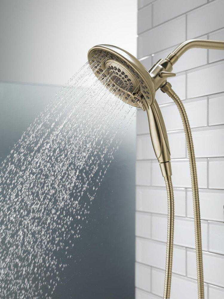 Delta Faucet Lumicoat Champagne Bronze Multi Function Hand Shower 
