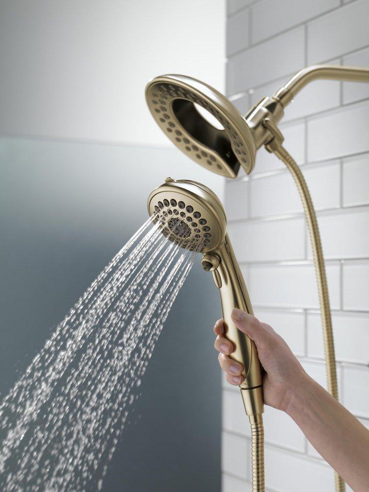 Delta Faucet Lumicoat Champagne Bronze Multi Function Hand Shower 