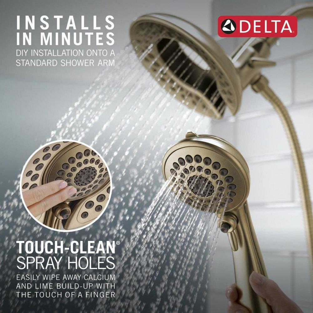 Delta Faucet Lumicoat Champagne Bronze Multi Function Hand Shower 