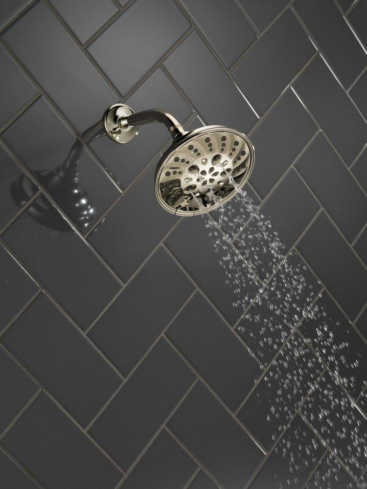 Delta Faucet Lumicoat Polished Nickel Multi Function Showerhead 