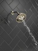 DELTA UNIVERSAL SHOWERING COMPONENTS H2OKINETIC 5-SETTING TRADITIONAL RAINCAN SHOWER HEAD 