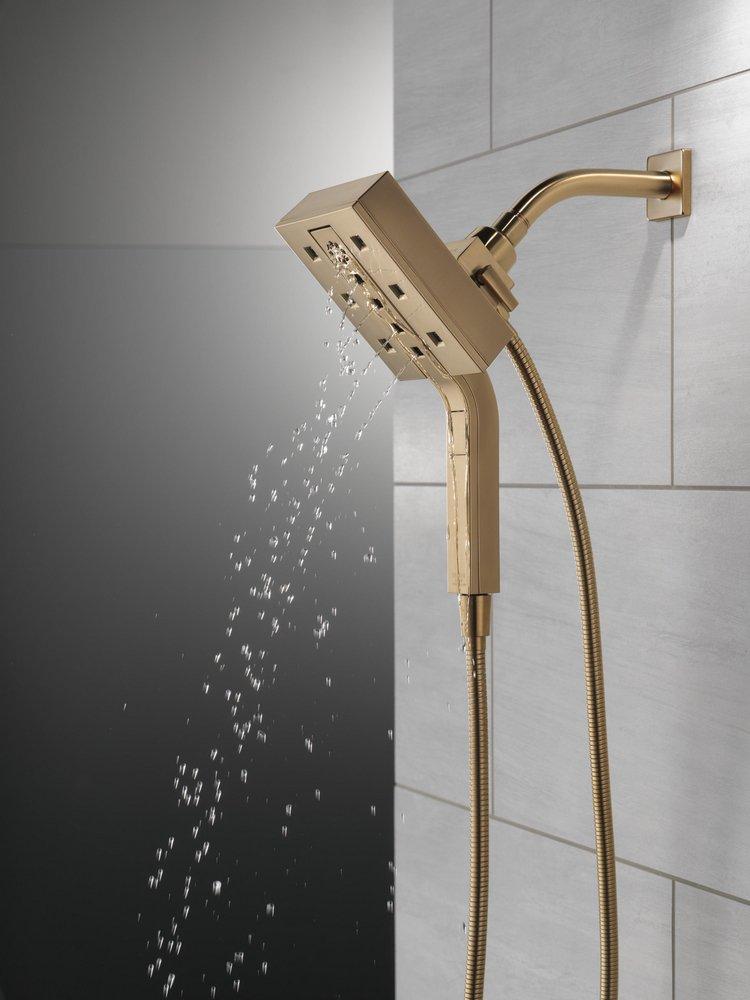 Delta Faucet Lumicoat Champagne Bronze Multi Function Hand Shower 