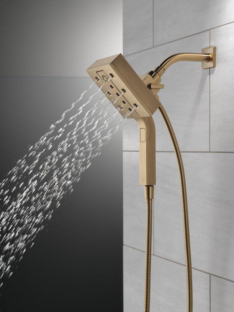 Delta Faucet Lumicoat Champagne Bronze Multi Function Hand Shower 