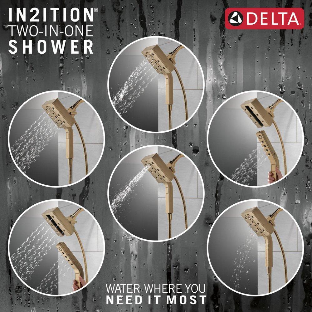 Delta Faucet Lumicoat Champagne Bronze Multi Function Hand Shower 