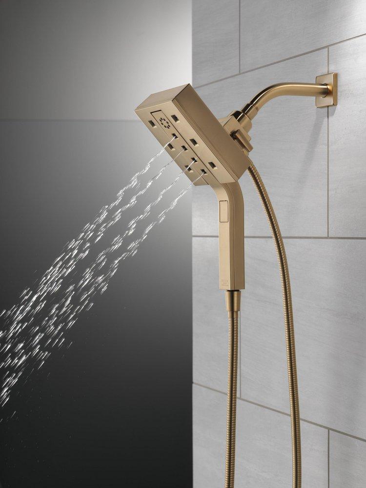Delta Faucet Lumicoat Champagne Bronze Multi Function Hand Shower 