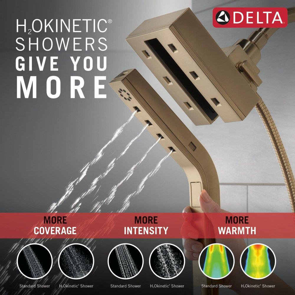 Delta Faucet Lumicoat Champagne Bronze Multi Function Hand Shower 
