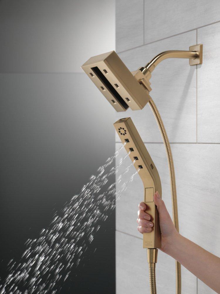 Delta Faucet Lumicoat Champagne Bronze Multi Function Hand Shower 