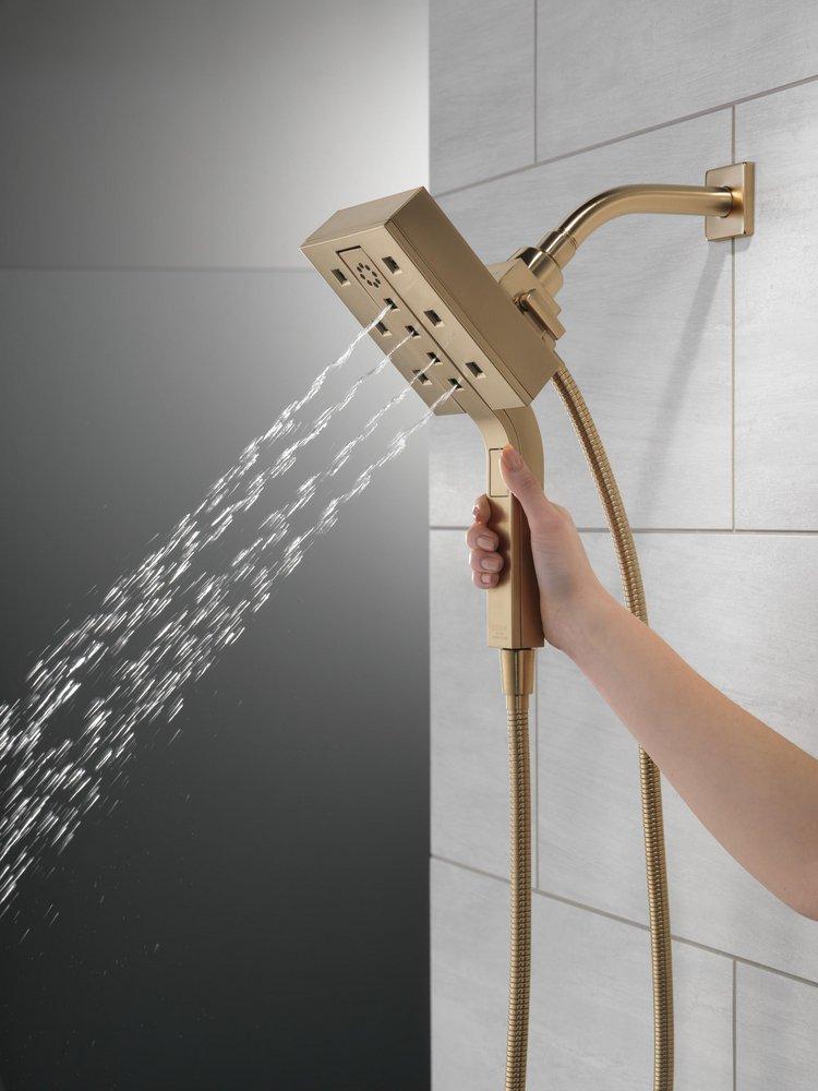 Delta Faucet Lumicoat Champagne Bronze Multi Function Hand Shower 