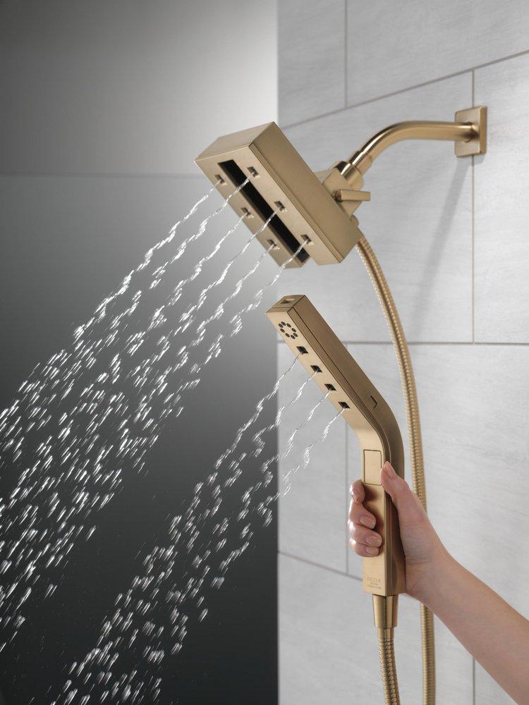 Delta Faucet Lumicoat Champagne Bronze Multi Function Hand Shower 