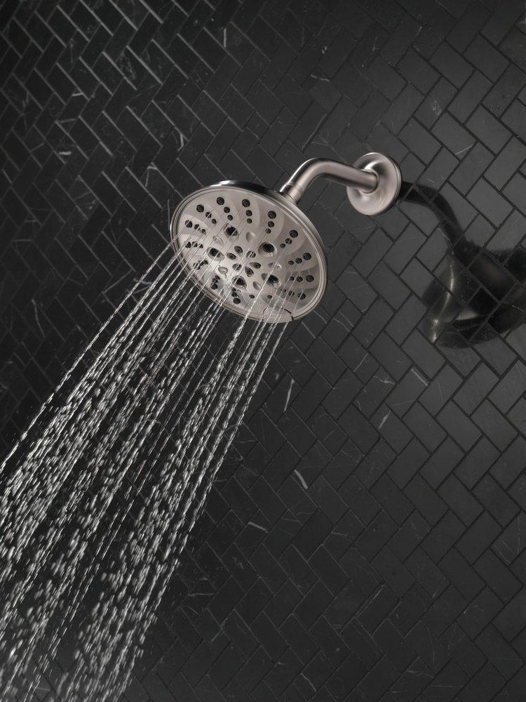 Delta Faucet Lumicoat Stainless Multi Function Showerhead 