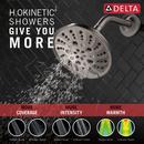 Delta Faucet Lumicoat Stainless Multi Function Showerhead 