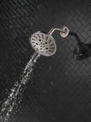 Delta Faucet Lumicoat Stainless Multi Function Showerhead 