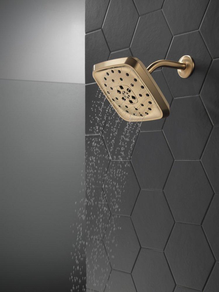 Delta Faucet Lumicoat Champagne Bronze Multi Function Showerhead 