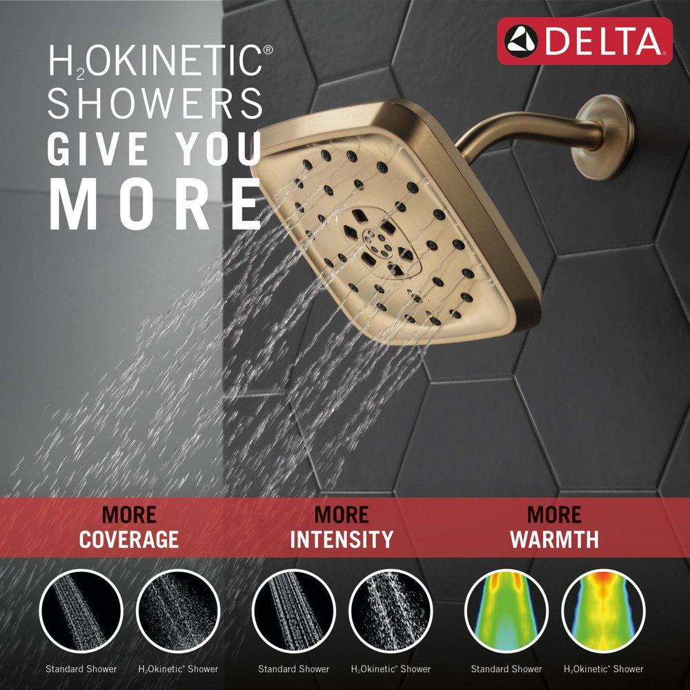 Delta Faucet Lumicoat Champagne Bronze Multi Function Showerhead 
