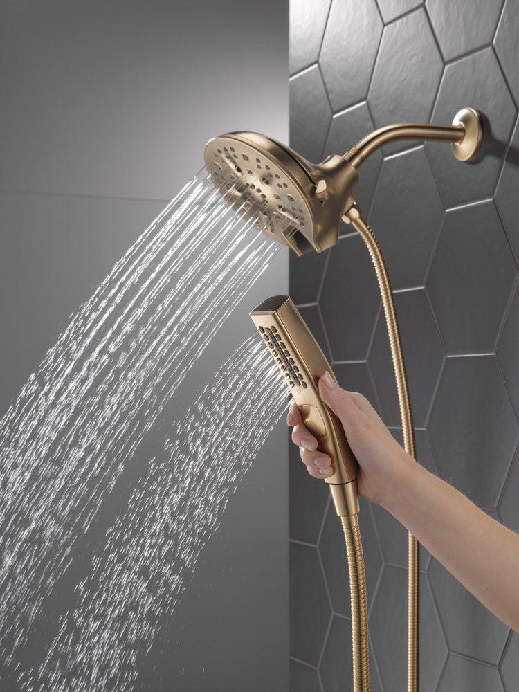 Delta Faucet Lumicoat Champagne Bronze Multi Function Hand Shower 