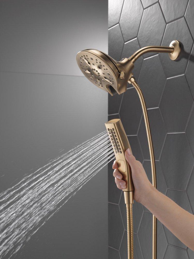 Delta Faucet Lumicoat Champagne Bronze Multi Function Hand Shower 