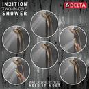 Delta Faucet Lumicoat Champagne Bronze Multi Function Hand Shower 
