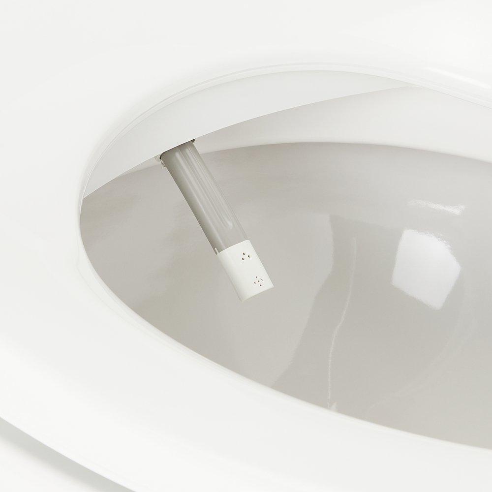 Elongated Bidet Seat in White 