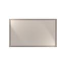 Jensen Satin Nickel 3/4 x 60 in. Rectangular Framed Mirror in Satin Nickel 