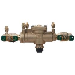 1 in. Cast Copper Silicon Alloy FPT Reduced Pressure Zone Assembly with Quarter Turn Shutoff Valves and Flood Sensor