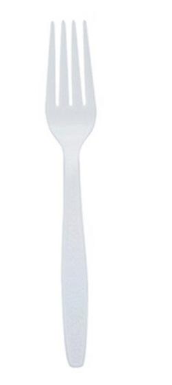 Plastic Fork in White (Case of 1000)