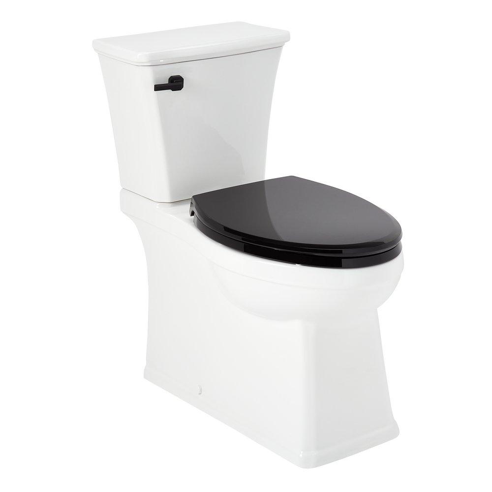 Elongated Toilet Bowl in White 