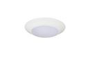 Miseno White 6 in. LED Flush Mount Ceiling Disk in White 