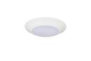 Miseno White 6 in. 1-Light 15W Ceiling Light in White 