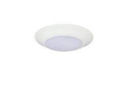 6 in. LED Flush Mount Ceiling Disk in White with Adjustable Color Temperature