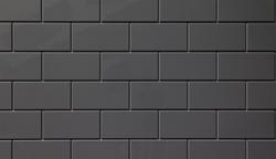 19 x 47 in. 3 x 6 Subway Backsplash Kit in Software Gray