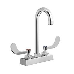 Two Handle Centerset Bar Faucet in Polished Chrome