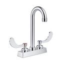 Two Handle Centerset Bar Faucet in Polished Chrome 