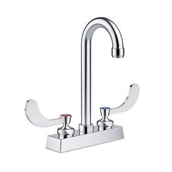 Two Handle Centerset Bar Faucet in Polished Chrome