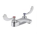 Two Handle Centerset Bathroom Sink Faucet in Polished Chrome 
