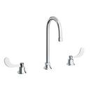 Two Handle Widespread Bathroom Sink Faucet in Polished Chrome (0.5 gpm)