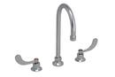 Two Handle Widespread Bathroom Sink Faucet in Polished Chrome (0.5 gpm)