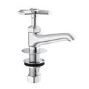 Single Handle Monoblock Bathroom Sink Faucet in Chrome Plated 