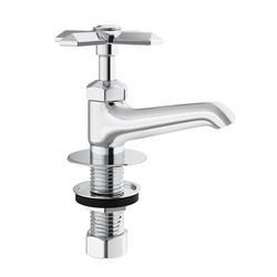 Single Handle Monoblock Bathroom Sink Faucet in Chrome Plated
