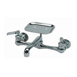 Two Handle Lever Service Faucet in Polished Chrome