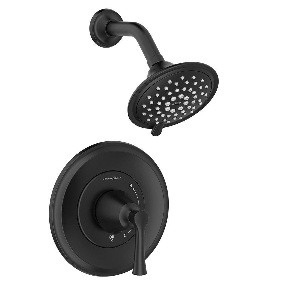 1.8 GPM/6.8 L/MIN SHOWER TRIM KIT WITH WATER-SAVING 3-FUNCTION SHOWERHEAD, DOUBLE CERAMIC PRESSURE BALANCE CARTRIDGE WITH LEVER HANDLE 